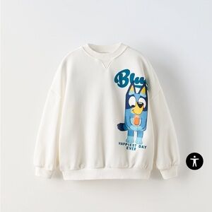 ZARA Bluey kids sweat set - sweatshirt and shorts